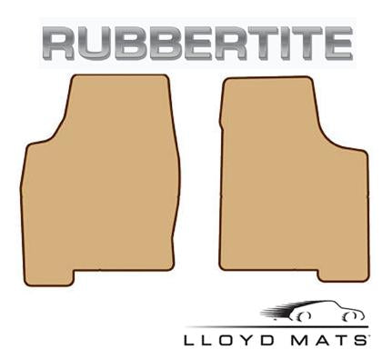 Lloyd Mats Rubbertite All Weather 2 Piece Front Mat for 1941-1941 Cadillac Series 67 [Sedan||Without Foot Rest Notch] - (1941)
