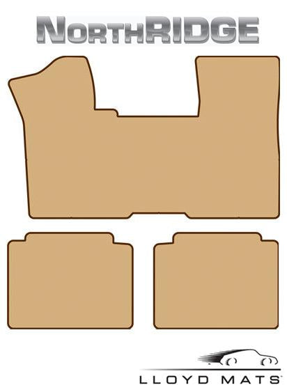 Lloyd Mats Northridge All Weather 1 Piece Front & 2 Piece Rear Mat for 1985-1992 Cadillac Fleetwood [Coupe||] - (1992 1991 1990 1989 1988 1987 1986 1985)