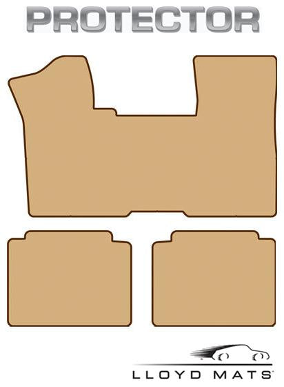 Lloyd Mats Protector Protector Vinyl All Weather 1 Piece Front & 2 Piece Rear Mat for 1980-1985 Cadillac Seville [|No Console|] - (1985 1984 1983 1982 1981 1980)