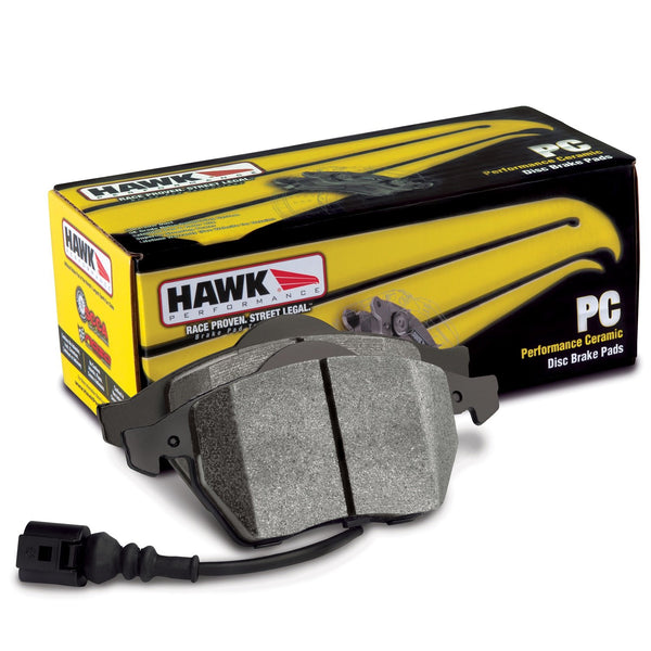 Hawk Performance Ceramic Brake Pads for 1989-1996 Acura Integra - Rear - HB350Z.496 - (1996 1995 1994 1993 1992 1991 1990 1989)