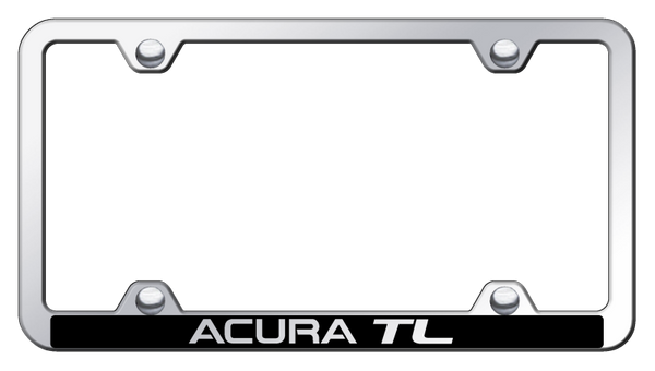 Acura Acura TL Wide Body ABS Frame - Laser Etched Mirrored License Plate Frame - PFW.ATL.EC