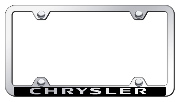 Chrysler Chrysler Wide Body ABS Frame - Laser Etched Mirrored License Plate Frame - PFW.CHR.EC