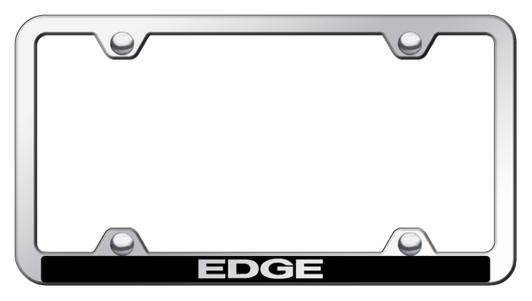 Ford Edge Wide Body ABS Frame - Laser Etched Mirrored License Plate Frame - PFW.EDG.EC