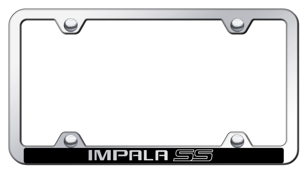 Chevrolet Impalla SS Wide Body ABS Frame - Laser Etched Mirrored License Plate Frame - PFW.IMPSS.EC