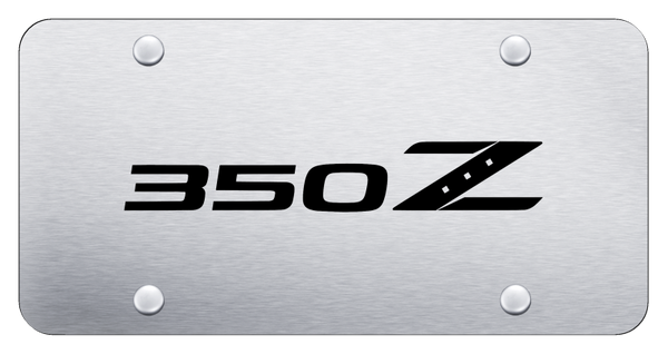 Nissan 350Z License Plate - Laser Etched Brushed License Plate - PL.350.ES