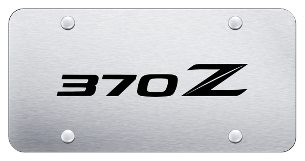 Nissan 370Z License Plate - Laser Etched Brushed License Plate - PL.370.ES