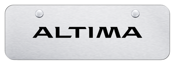 Nissan Altima Mini Plate - Laser Etched Brushed License Plate - PL.ALT.ESM