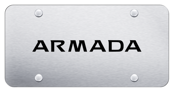 Nissan Armada License Plate - Laser Etched Brushed License Plate - PL.ARM.ES