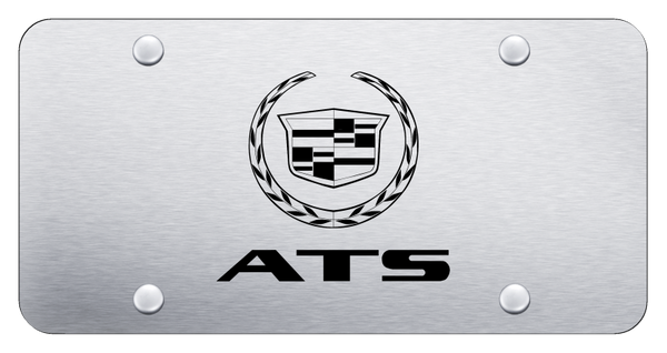 Cadillac ATS License Plate - Laser Etched Brushed License Plate - PL.ATSC.ES