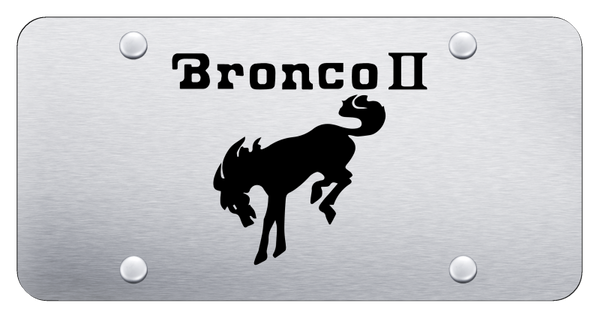 Ford Bronco II License Plate - Laser Etched Brushed License Plate - PL.BRO2.ES