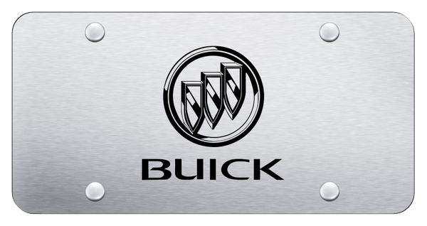 Buick Buick License Plate - Laser Etched Brushed License Plate - PL.BUI.ES