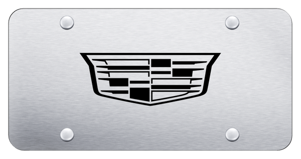 Cadillac Cadillac 2014 (Logo Only) Plate - Laser Etched Brushed License Plate - PL.CAD3L.ES