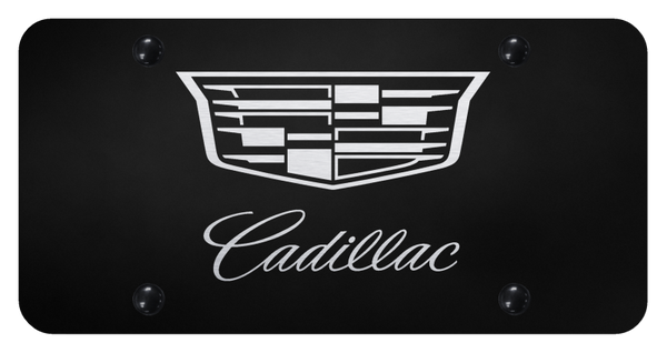 Cadillac Cadillac 2014 License Plate - Laser Etched Black License Plate - PL.CAD3.EB