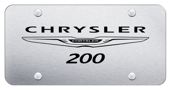 Chrysler Chrysler 200 License Plate - Laser Etched Brushed License Plate - PL.CHR200.ES