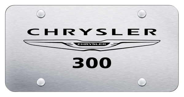 Chrysler Chrysler 300 License Plate - Laser Etched Brushed License Plate - PL.CHR300.ES