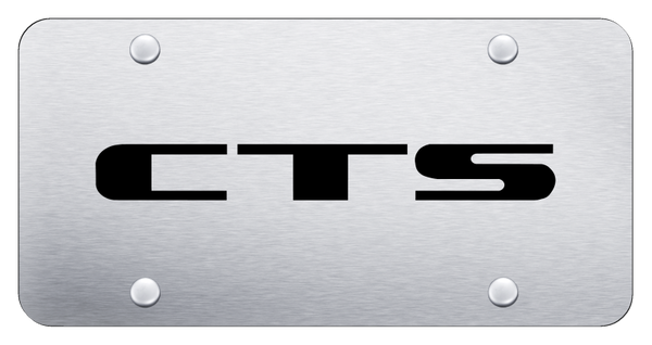 Cadillac CTS License Plate - Laser Etched Brushed License Plate - PL.CTS.ES