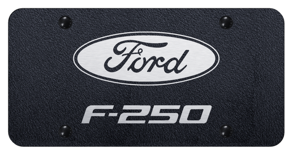 Ford F-250 License Plate - Laser Etched Rugged Black License Plate - PL.F25.ERB