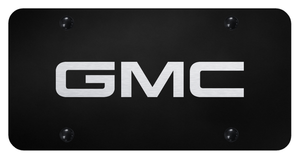 GMC GMC License Plate - Laser Etched Black License Plate - PL.GMC.EB