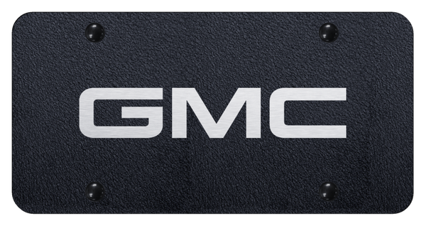 GMC GMC License Plate - Laser Etched Rugged Black License Plate - PL.GMC.ERB