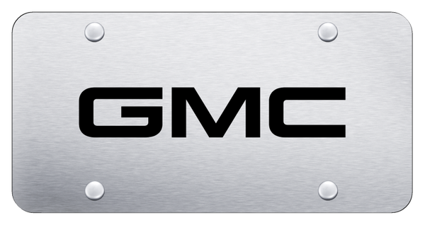 GMC GMC License Plate - Laser Etched Brushed License Plate - PL.GMC.ES