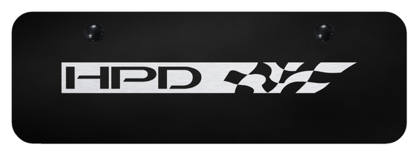 Honda HPD Mini Plate - Laser Etched Black License Plate - PL.HPD.EBM