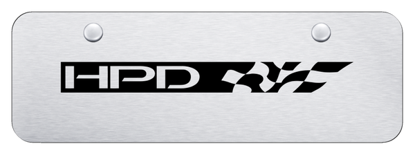 Honda HPD Mini Plate - Laser Etched Brushed License Plate - PL.HPD.ESM