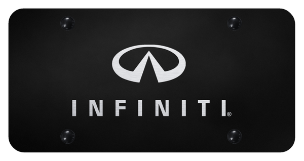 Infiniti Infiniti License Plate - Laser Etched Black License Plate - PL.INF.EB