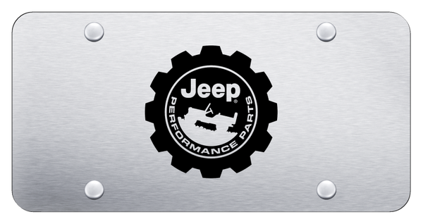 Jeep Jeep Performance License Plate - Laser Etched Brushed License Plate - PL.JEEPP.ES