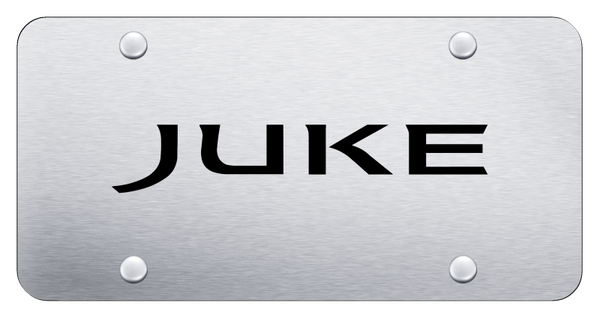 Nissan Juke License Plate - Laser Etched Brushed License Plate - PL.JUKE.ES