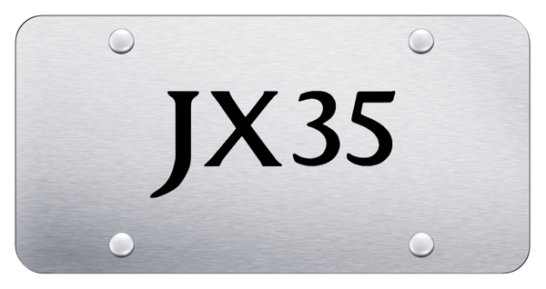 Infiniti JX35 License Plate - Laser Etched Brushed License Plate - PL.JX35.ES