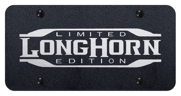 RAM Longhorn Limited Edition License Plate - Etched Rugged Black License Plate - PL.LHLE.ERB