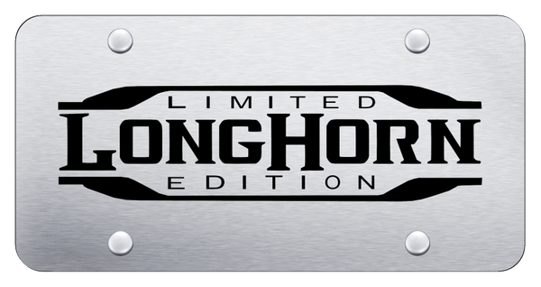 RAM Longhorn Limited Edition License Plate - Etched Brushed License Plate - PL.LHLE.ES