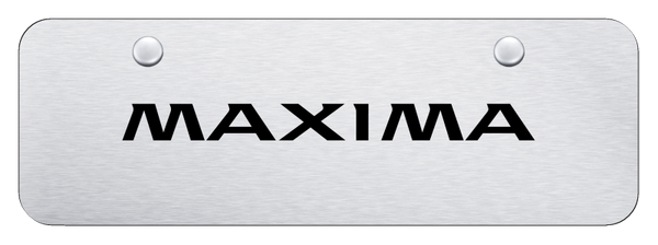 Nissan Maxima Mini Plate - Laser Etched Brushed License Plate - PL.MAX.ESM