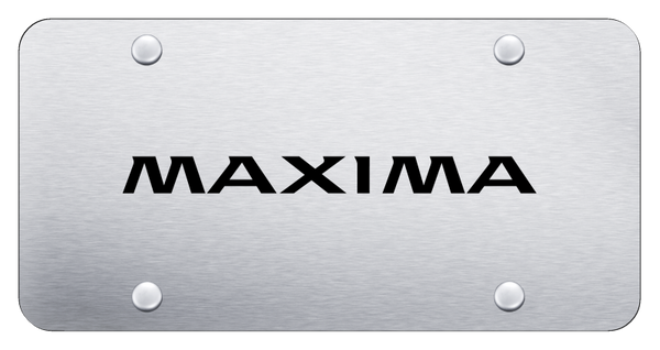 Nissan Maxima License Plate - Laser Etched Brushed License Plate - PL.MAX.ES