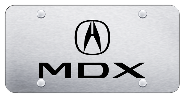 Acura MDX License Plate - Laser Etched Brushed License Plate - PL.MDX.ES