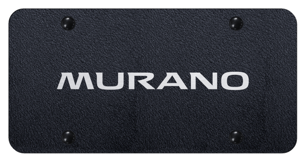 Nissan Murano License Plate - Laser Etched Rugged Black License Plate - PL.MUR.ERB