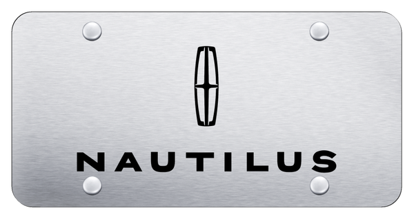 Lincoln Nautilus License Plate - Laser Etched Brushed License Plate - PL.NAUT.ES