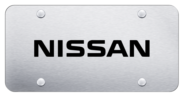 Nissan Nissan Name License Plate - Laser Etched Brushed License Plate - PL.NISN.ES