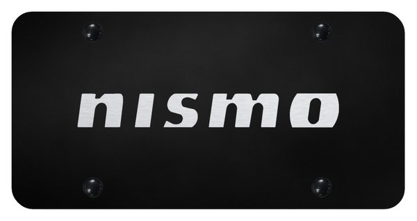 Nissan Nismo License Plate - Laser Etched Black License Plate - PL.NSM.EB