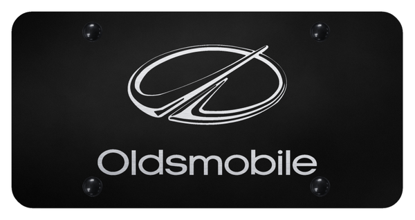 Oldsmobile Oldsmobile License Plate - Laser Etched Black License Plate - PL.OLD.EB