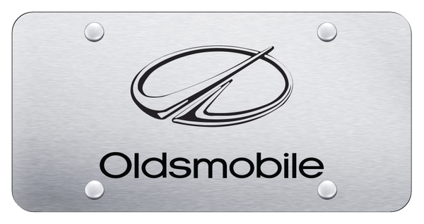 Oldsmobile Oldsmobile License Plate - Laser Etched Brushed License Plate - PL.OLD.ES