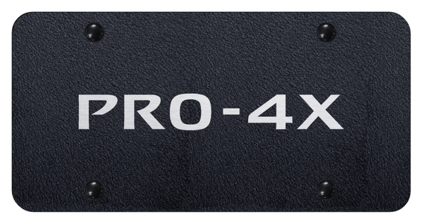 Nissan Pro-4X License Plate - Laser Etched Rugged Black License Plate - PL.P4X.ERB