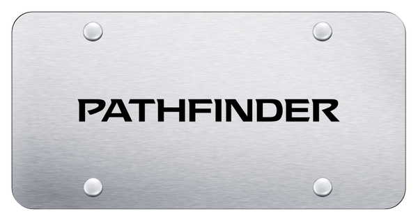 Nissan Pathfinder License Plate - Laser Etched Brushed License Plate - PL.PAT.ES