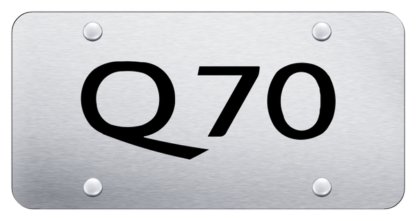 Infiniti Q70 License Plate - Laser Etched Brushed License Plate - PL.Q70.ES