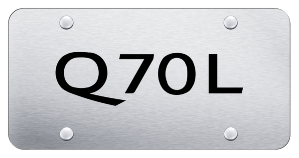 Infiniti Q70L License Plate - Laser Etched Brushed License Plate - PL.Q70L.ES