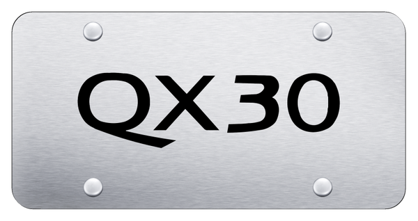 Infiniti QX30 License Plate - Laser Etched Brushed License Plate - PL.QX30.ES