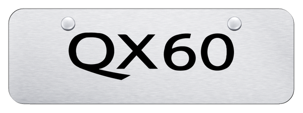 Infiniti QX60 Mini Plate - Laser Etched Brushed License Plate - PL.QX60.ESM