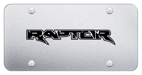 Ford Raptor License Plate - Laser Etched Brushed License Plate - PL.RAP.ES