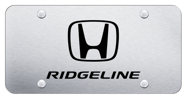 Honda Ridgeline License Plate - Laser Etched Brushed License Plate - PL.RID.ES