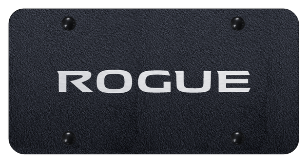 Nissan Rogue License Plate - Laser Etched Rugged Black License Plate - PL.ROG.ERB